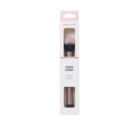Revolution Cheek Chisel Blush & Bronze Duo Brush, Pinceau double embout pour blush & bronzer, poils synthétiques, végane