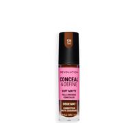 Revolution Conceal and Define Full Coverage Concealer, Anticernes Haute Couvrance Fini Mat Léger, C16NW, 3.4ml