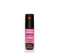 Revolution Conceal and Define Full Coverage Concealer, Anticernes Haute Couvrance Fini Mat Léger, C18NW, 3.4ml