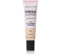 Revolution Conceal & Define fond de teint matifiant teinte F2NC 23 ml
