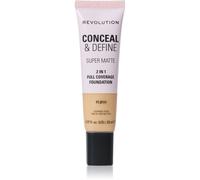 Revolution Conceal & Define fond de teint matifiant teinte F7.2NW 23 ml