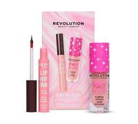 Revolution Day To Slay duo crayon & gloss, Nude & Candy Pink | Lip liner peel-off & gloss repulpant, lèvres parfaites toute la journée, sans cruauté et végan