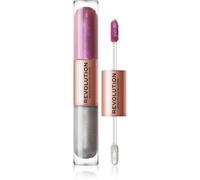 Revolution Double Up fard à paupières liquide 2 en 1 teinte Subliminal Lilac 2x2.2 ml
