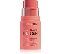 Revolution Fast Base stick bicolore lèvres et joues teinte Bare 14 g