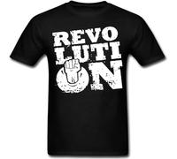 Revolution Fist Revolt Resist Fight Anarchist Anarchism T Shirt Unisex Tee Black S