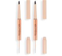 Revolution Fluffy Brow Filter Duo Ash Brown (Lot de 2)