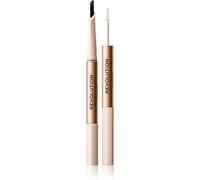 Revolution Fluffy Brow Filter Duo crayon sourcils double embout fixation et forme teinte Ash Brown 0.12 g