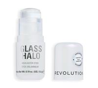 Revolution Glass Halo Highlighter Stick, Enrichi en Peptides & Vitamine E pour un Éclat Lumineux Effet Rosé, Clear Glow, 4.5g