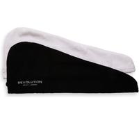 Revolution Haircare Hair Wrap en microfibre noir et blanc