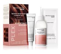 Revolution Haircare Plex Bond Restore Kit ensemble pour souligner la couleur de cheveux teinte Chestnut Brown 1 pcs