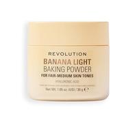 Revolution Loose Baking Powder, Banana Light | Poudre Fixatrice de Maquillage, Couvrance Longue Tenue, Matifie et Réduit la Brillance, Vegan et Sans Cruauté, 32g