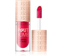 Revolution Pout Bomb brillant à lèvres effet repulpant teinte Cherry Sheer Red 4.6 ml