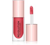 Revolution Pout Bomb brillant à lèvres volumisant brillance intense teinte Peachy 4.6 ml