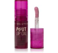 Revolution Pout Lip huile à lèvres pour un effet naturel teinte Bitten Cherry 4.6 ml