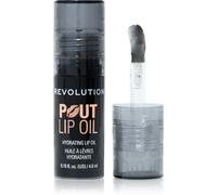 Revolution Pout Lip huile à lèvres pour un effet naturel teinte Midnight Black 4.6 ml