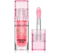 Revolution Pout Lip huile à lèvres pour un effet naturel teinte Pink Shimmer 3 ml