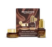 Revolution Pro Miracle Mini Night Duo, sérum & crème collagène | Mini sérum de nuit & crème nuit au collagène végan, cadeau pour elle