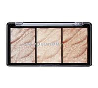 Revolution Pro, Supreme, Illuminateur, Palette Visage , Metals, 3 Ombres, 11.1g