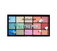 Revolution Reloaded Retro Pop, palette fards paupières pastel scintillante | Pigments modulables, teintes multi-usages pour les yeux et les joues, formule sans talc