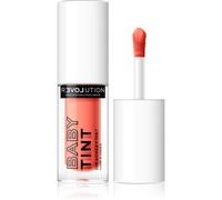 Revolution Relove Baby Tint blush liquide et brillant à lèvres teinte Coral 1.4 ml
