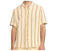 Revolution - Short-Sleeved Cuban Cotton Shirt - Chemise - M - orange