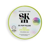 Revolution SKin, De-Puff Pillow Eye Patches, Patchs Hydrogel pour Décongestionner et Hydrater le Contour des Yeux, Vegan et Non Testés sur les Animaux, 30 Paires