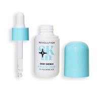 Revolution Skin, Dewy Drench 2% Hyaluronic Acid Hydrating Serum, Lightweight Face Serum, Plumps Skin, Vegan & Cruelty-Free, 30ml