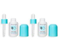 Revolution Skin, Dewy Drench 2% Hyaluronic Acid Hydrating Serum, Lightweight Face Serum, Plumps Skin, Vegan & Cruelty-Free, 30ml (Lot de 2)