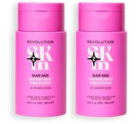 Revolution SKin, Glaze Daze Soothing Milky Toner Essence, Tonico Lenitivo e Idratante con Ceramide, Vegano e Cruelty-Free, 150ml (Lot de 2)