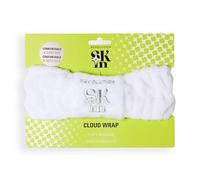 Revolution Skin Microfibre Skincare Headband White, Bandeau soin visage blanc ultra-doux pour nettoyage & maquillage