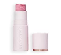 Revolution Skin Silk Blush Stick - Couleur modulable pour joues, yeux et lèvres - Formule crème à poudre - Vegan & Cruelty-Free - Pinched Light Pink - 4,5 g