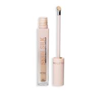Revolution Skin Silk Radiant Serum - Illuminateur contour des yeux - Hydrate et lisse avec acide hyaluronique et squalane - Vegan & Cruelty-Free - Light Peach - 4 ml
