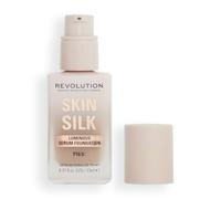 Revolution Skin Silk Serum Foundation, F10.5C Médium-Hâlé | Couvrance Modulable, à l'Acide Hyaluronique Hydratant pour un Fini Naturel, Vegan et Sans Cruauté, 23ml