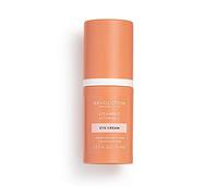 Revolution Skincare Crème pour les yeux à la vitamine C contenant de l'acide hyaluronique, éclaircit les cernes, vegan et sans cruauté, 15ml