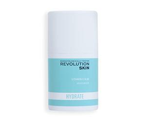 Revolution Skincare London Crème hydratante pour le visage, pour les peaux sèches et rugueuses, contient de la vitamine E et B3, végétalien et sans cruauté, 50ml