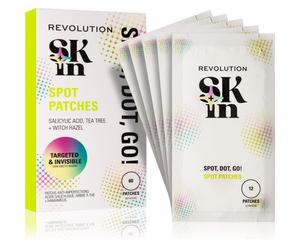 Revolution Skincare Skindividual Clearly Clarify Spot, Dot, Go! Salicylic Acid Spot Patches patchs à peaux à problèmes anti-acné 60 pcs
