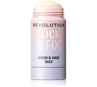 Revolution Slick & Fix Brow & Hair Stick cire pour cheveux en stick 13 g
