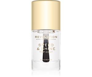 Revolution Speed & Shine vernis à ongles à séchage rapide transparent 10 ml