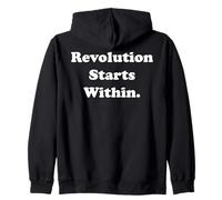 Revolution Starts Within Empowerment Message Sweat à Capuche