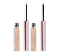 Revolution Super Flick Liquid Eyeliner Rose Gold (Lot de 2)