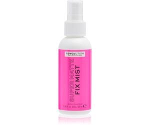 Revolution Super Matte Fix Mist base de maquillage et spray fixateur 2 en 1 effet mat 50 ml