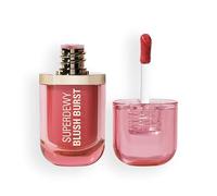 Revolution Superdewy Liquid Blush Burst, Fard à joues liquide à pigmentation buildable, formule sérum aux peptides et acide hyaluronique, Vegan, Watermelon Pop Coral, 4.2 ml