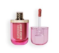 Revolution Superdewy Liquid Blush Burst, Strawberry Milkshake Cool Pink | Couleur Modulable pour les Joues, Formule Sérum aux Peptides et à l'Acide Hyaluronique, Vegan et Sans Cruauté, 4g