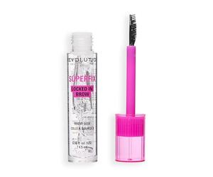 Revolution Superfix Colle à Sourcils Fixation 16h | Gel Transparent pour Sourcils Stylés, Tenue Flexible à la Caféine et aux Peptides, Vegan et Sans Cruauté, 4,5ml