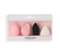 Revolution The Blending Bunch Makeup Sponge Set, Éponges Maquillage Lavables & Réutilisables, Formes & Tailles Variées, Lot de 4