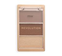 Revolution The Bronze Icon, Palette Bronzer Hautement Pigmentée, Enrichie en Acide Hyaluronique pour une Peau Hydratée et Lumineuse, Golden Medium 10g