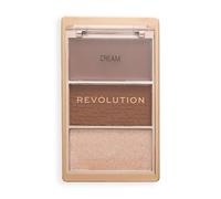 Revolution The Bronze Icon, Palette Bronzer Hautement Pigmentée, Enrichie en Acide Hyaluronique pour une Peau Hydratée et Lumineuse, Sunkissed Tan 10g