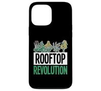 Révolution Toit Urbain Ferme Micro-pousses Coque pour iPhone 13 Pro Max