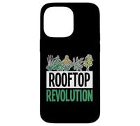 Révolution Toit Urbain Ferme Micro-pousses Coque pour iPhone 14 Pro Max