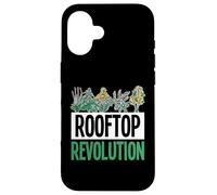 Révolution Toit Urbain Ferme Micro-pousses Coque pour iPhone 16